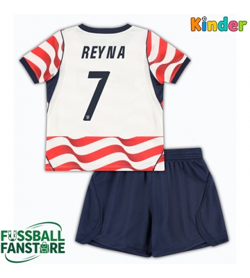 Vereinigte Staaten Giovanni Reyna #7 Replik Heimtrikot Kinder WM 2026 Kurzarm (+ Kurze Hosen)